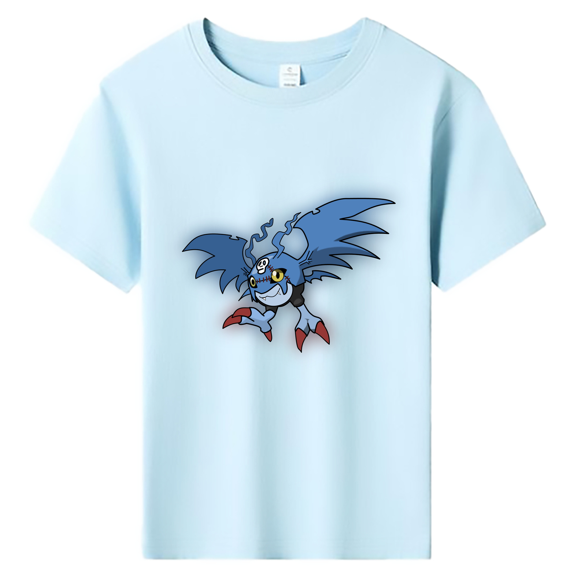 （画像用） Digimon デジタルモンスター/デジモン 綿100％キッズTシャツ（フロントプリント）